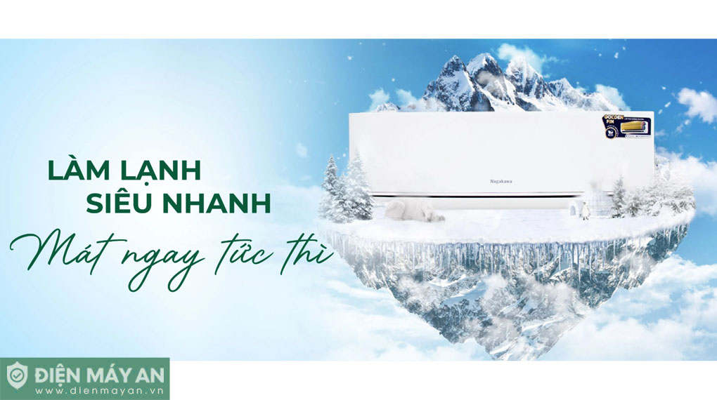 Điều hòa Nagakawa 9000 BTU 1 chiều NS-C09R2T30